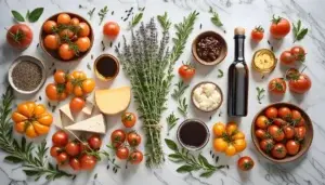 Ingredientes típicos de la cocina mediterránea