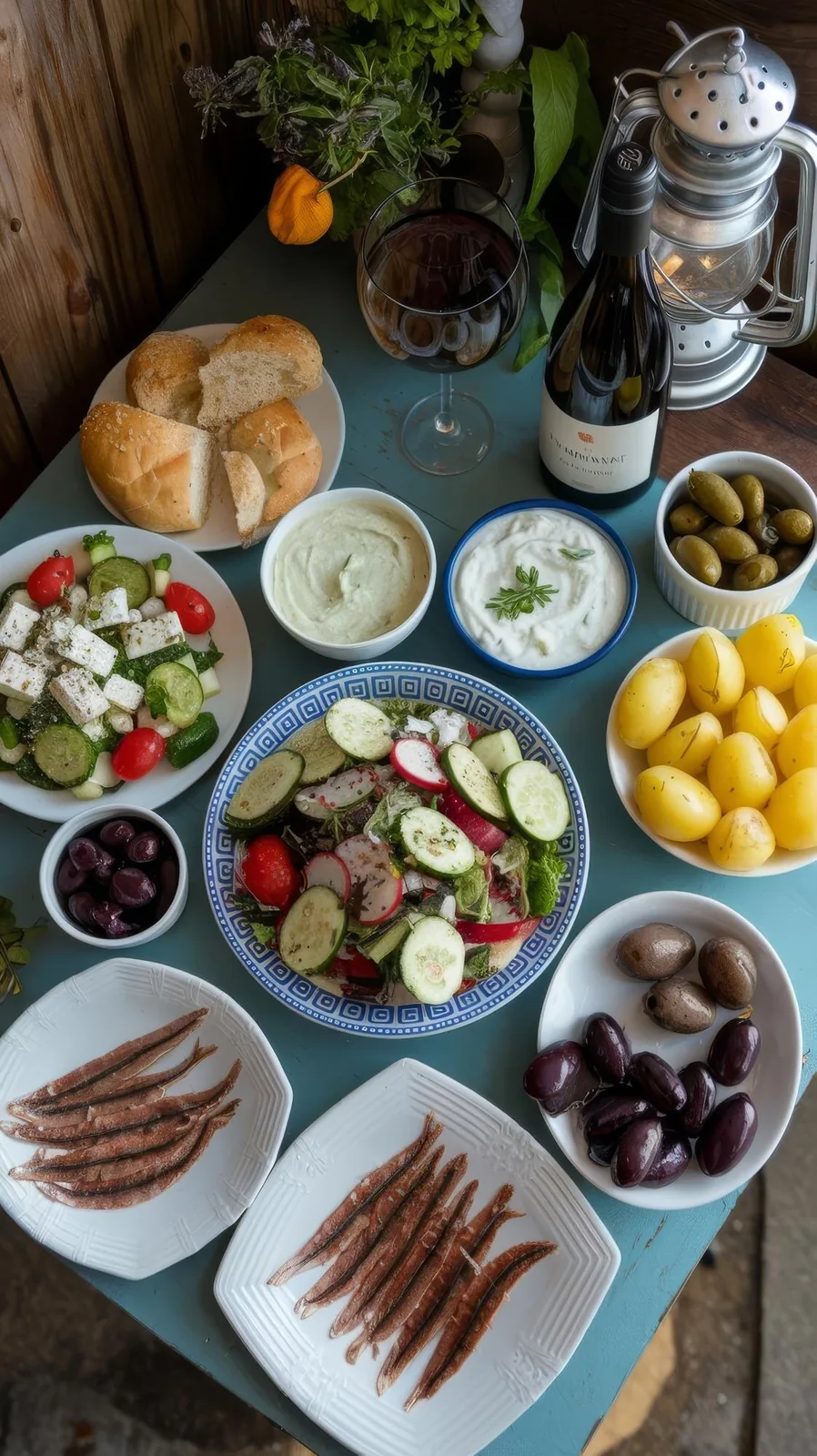 ¿Qué es el mezze y cómo se disfruta la mesa para compartir?